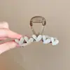 Pinza para el pelo versátil estilo coreano, accesorio para el pelo de color contrastante, nuevo modelo de alta gama 2026, pinza de tiburón de gran volumen para mujer