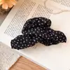 Estilo Coreano Tecido Acrílico Floral Simples Moda Garra de Cabelo Senso de Design Presilha de Nuca Clip Tubarão para Ir ao Trabalho Presilha de Cabelo