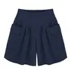 Europeu e Americano Verão Plus Size Roupas Femininas Plus Size Gordura mm Shorts de Perna Larga Femininos 100kg Irmã Versátil Hot Pants Culotes Femininos Verão