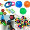 Bolas Blandas para Alivio del Estrés al por Mayor TPR Pegamento Especial Transparente No Elástico Juguete para Mascotas de TPR Pelota Pegado Pegamento de Bajo Olor