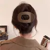 Nuevo Pasador Plano Redondo Transfronterizo con Pinza de Pato Fuerte, Dientes Flexibles y Diseño Curvo Cómodo para Sujetar el Cabello