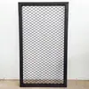 Teto de Grade em Forma de Diamante de Ferro, Malha de Arame de Ferro, Painéis de Grade de Metal, Telas Decorativas de Malha, Paredes de Fundo de Divisória, Customização de Malha de Ferro