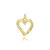 Colgante de corazón de melocotón con cara convexa, estilo retro, chapado en cobre de 18 quilates, diseño original, para hacer tú mismo, joyería, pulsera, collar, pendientes, accesorios.