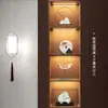 Nueva Estética de la Dinastía Song China Significado Zen Decoraciones Suaves Sala de Estar Estantería Casa de Té Vitrina Gabinete de Izakaya Adornos Pájaros en Ramas