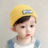 Gorro Chupón Gorro de Lana Tejido para Niños y Niñas para Otoño e Invierno Cálido y Grueso Gorro Pulóver para Bebé Gorro Melón para Niños