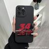 Capa de Celular Temática de Carro da Moda para Apple 13, iPhone 14 Pro Max, Capa Macia Anti-Queda 15/16 para 12/11/17 Pro