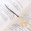 Marcador de Libros Floral Creativo Estilo Coreano Pequeño Fresco Latón Hueco Marcador de Libros Regalo Al Por Mayor Personalizable