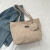 Grande capacidade elegante simples elegante maquiagem classe commuter bag para mulheres 2023 outono e inverno New Western estilo bolsa de ombro