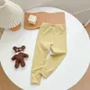 Calça Térmica de Algodão Puro Grossa para Outono e Inverno, Roupa de Baixo para Meninos e Meninas, Calça de Dormir Sem Costura