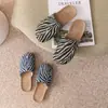 Nuevas Pantuflas de Lino de Punta Cerrada para Todas las Estaciones para Uso en Casa, Pantuflas de Algodón y Lino Silenciosas y Antideslizantes para Interiores para Hombres y Mujeres