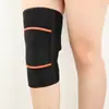 Joelheiras protetoras para pernas frias, joelheiras quentes para adultos, joelheiras pretas, equipamento de proteção respirável e elástico