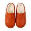 Zapatos de Algodón para Mujer con Letra de Invierno, Paquete Medio, Pantuflas Cálidas de Algodón Eva Impermeables con Punta Cerrada, Venta al por Menor Transfronteriza Temu para Parejas