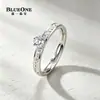 Anillo transfronterizo nuevo de acero de titanio con incrustaciones de circonio, anillo de boda exquisito y simple, joyería de acero inoxidable Joker, fabricantes en stock, suministro directo