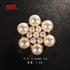 Broche de Perla Pin Portátil Ramillete Otoño e Invierno Traje Cheongsam Abrigo Accesorios Estilo Elegante Vestido Cuello