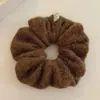 Goma de Pelo Texturizada de Lana para Otoño e Invierno, Nuevo Estilo Coreano Versátil Elegante para Cola de Caballo, Cuerda para Moño, Accesorio para el Cabello