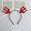2026 Nuevo Sombrero de Mago Calabaza de Halloween Diadema Festival Broma Divertida Goma para el Cabello Lado Calavera Pinza para el Cabello Accesorios para el Cabello
