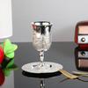 Copa de vino de metal para el hogar, copa de vino blanco de alta calidad de estilo europeo, taza creativa, juego de platos y copas retro, pequeños adornos