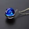 12 esferas de cristal luminosas de constelaciones, joyería colgante, colgante para estudiante, accesorios de la suerte, regalo, suministro al por mayor, comercio exterior