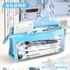 Mochila Estilo Japonés Estuche Transparente para Niñas Estudiantes de Primaria Caja de Papelería Simple para Niñas Versión Coreana Multifuncional