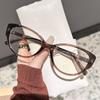 Armazón de Gafas Retro Estilo Hong Kong para Mujer con Miopía, Se Puede Personalizar con Lentes Graduados, Luz Azul Anti-Reflejo, Armazón de Gafas Ultraligero
