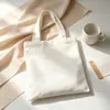 Bolsas de lona personalizadas con patrones de logo impresos, bolsas de compras, bolsas de tote de algodón promocionales hechas a medida con logo