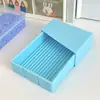 Organizador de cuentas para rompecabezas para creaciones hechas a mano, caja de almacenamiento de plástico para cuentas de rompecabezas con diseño de ranura vertical 3D, gran capacidad para clasificar