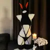Celebridade da Internet Man Yu Suéter Decotado Desejo Puro Bodysuit de Gola Alta Retrô para Garota Popular Lingerie Cos Anime 9635