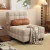 Crema Retro Plegable de un Solo Pliegue Sofá Cama Sofá Apartamento Pequeño Retráctil Sala de Estar Multifuncional Doble Uso Nuevo Estilo
