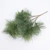 Rama de Pino Sintética Aguja de Pino Podocarpus Falso Pino de Bienvenida Hojas de Pino de Plástico Árbol de Pino de Plástico Belleza Pino Pino Negro Paisajismo Hojas de Árbol Falsas