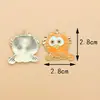 Venta caliente transfronteriza accesorios para joyería diy niño gato naranja hecho a mano joyería diy alta apariencia aleación accesorios para joyería diy