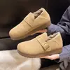 Nuevos Zapatos Casuales de Terciopelo 2026 Plus para Mujer Mocasines de Suela Gruesa Zapatos de Algodón Otoño Invierno Slip-on Zapatos Perezosos Cálidos Cobertura Completa