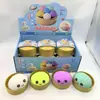 Cesta para Vaporera de Panecillos Grandes de Color Mixto Popular Transfronteriza Emoticono Masa de Alivio de Estrés Simulada Venta Directa de Fábrica Juguete para Alivio de Estrés