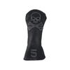Parche de Golf Calavera Funda Completa para Palo Tela Impermeable Forro Felpa Cubierta Protectora para Hierro/Madera/Putter