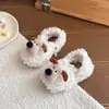Zapatos de Algodón para Bebé Estilo Coreano Invierno 2025 Nuevos Zapatos Peludos para Niñas con Forro de Terciopelo Zapatos Casuales Cálidos de Doble Algodón para Niños Pequeños