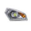 Ensamblaje de intermitente Haibao luz de coche con toldo totalmente cerrado faro de vehículo de cuatro ruedas faro delantero triciclo eléctrico