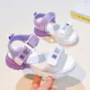 Sandalias de Niña Verano 2026 Nueva Moda Zapatos Deportivos Infantiles para Niños Mayores con Suelas Suaves y Puntera Abierta para Niñas Estudiantes Zapatos de Playa