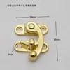 Cerraduras para Maletas en Stock de Fábrica, Broches para Cajas de Empaque, Cerraduras de Gancho, Broches para Cajas de Vino, Broches para Cajas de Regalo Galvanizados, Cerraduras en Forma de Cuerno