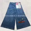 Jeans de hombre de estilo americano, modernos, retro, lavados, estilo Y2K, bordados, con estampado hip-hop, para primavera y otoño de 2026. Estilo fino de verano.
