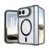 Adecuado para Iphoneduo Sombra Brillante Funda Plegable Magnética para Teléfono Apple Duo Magnética Anti-Caídas Funda Protectora Transparente