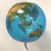 Globo de película de aluminio 4D bola globo redondo decoración de boda fiesta de cumpleaños globo de papel de aluminio venta al por mayor