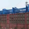 Suporte de rolete para transportador de correia, estrutura em H para mineração, estrutura em H para rolete tipo canaleta, não se deforma facilmente, alta capacidade de carga