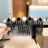 Peine para el cabello, flequillo, placa antideslizante, pinza para el cabello para mujer, banda para el cabello rota de verano, diadema, clip para tocado, venta al por mayor