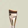 Brocha para Base de Maquillaje Luna Creciente de Sirena Esponja Negra de Piña Paleta de Base de Maquillaje Líquido que No Absorbe Polvo Espátula para Base de Maquillaje Set de Herramientas de Belleza