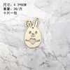 Huevos de Madera de Pascua con Cuerda Decoraciones para Fiestas Infantiles Manualidades DIY Piezas de Madera de Conejo Decoración para el Hogar