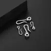 Prata de Lei 925 Atacado Acessórios para Joias DIY Joias Artesanais Fivela Colar Pulseira Elo de Ligação Fivela de Colocação Simples