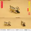 Año de la Serpiente Llavero de Latón Zodiacal Tridimensional Creativo Personalizado Accesorios Colgante para Coche Pequeño Regalo Fabricante Venta al por Mayor