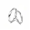 Anillos de Pareja de Verano Versátiles de Diseño Simple Mobius Niche para Estudiantes Venta al por Mayor