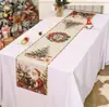 Bandeirinhas de Mesa de Natal Transfronteiriças 2026, Bandeirinhas de Mesa para Decoração de Festa Familiar de Feriado, Toalhas de Mesa de Natal para Jantar de Festa