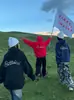 Sudadera con capucha bordada con letras estilo americano, unisex, sudadera con capucha tipo pullover de corte holgado para pareja BATTLE HOUSE