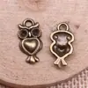 17x9mm 0.8g Multicolor DIY Retro Aleación de Zinc Accesorios para Joyería Fabricante Mayorista Colgante de Búho